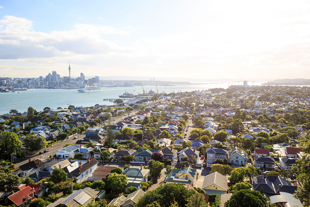 Auckland skyline from Devonport